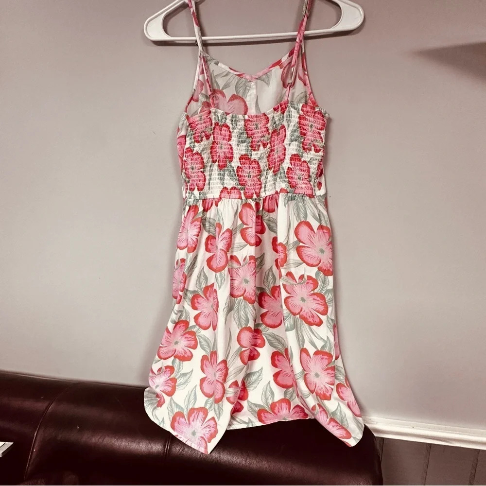 SO, soft springy  Pastel  Pink / white / Green floral sundress, Girls' 14 / 16
